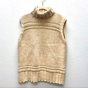 Sz 44 Lg Escada Angora Cashmere Wool Turtleneck